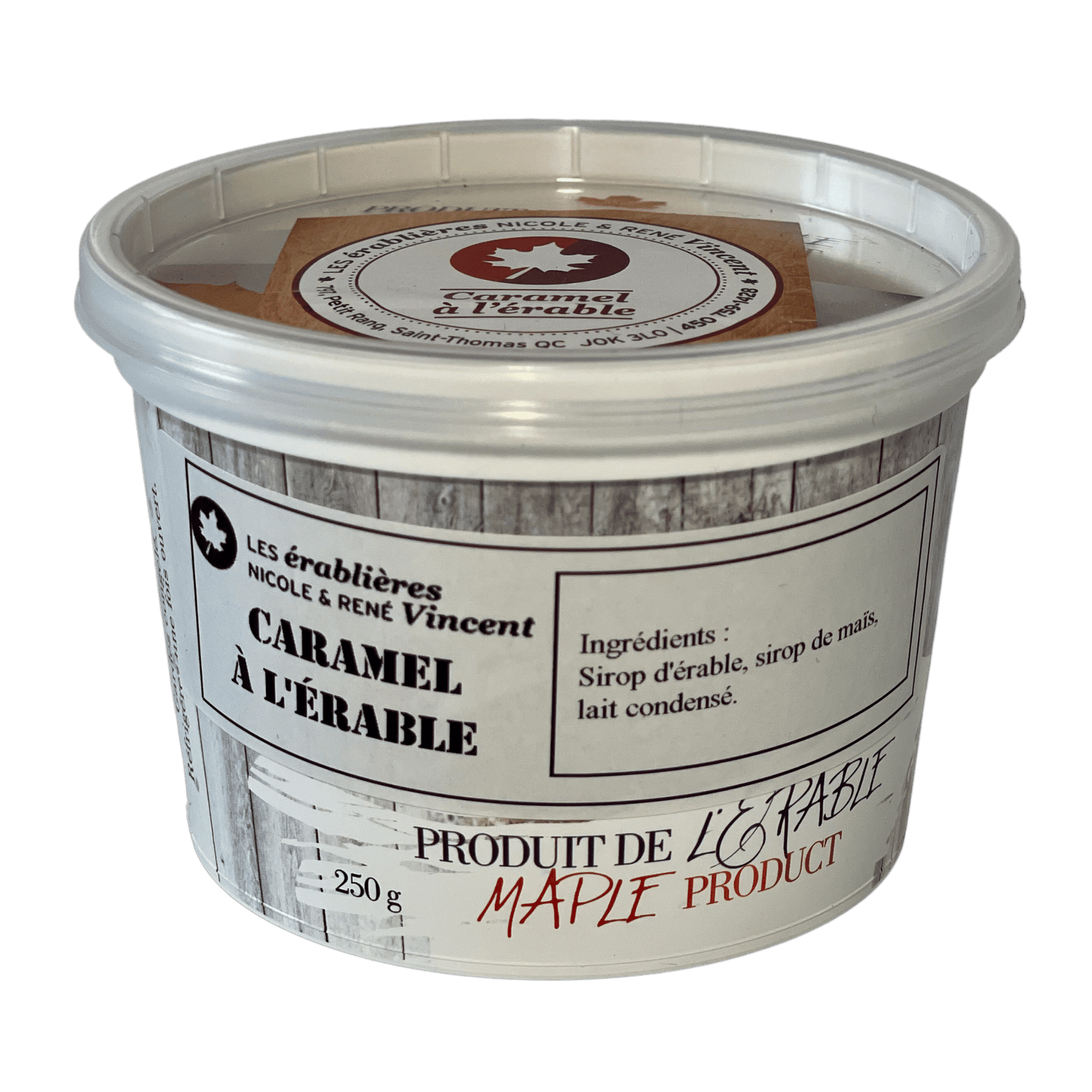 Caramel à l'érable